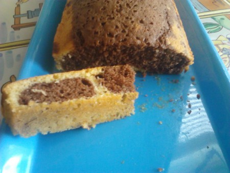 PlumCake de dos sabores 
